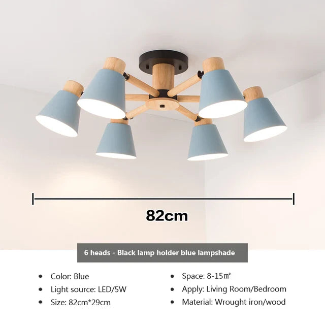 LuminaWood - lampa z litego drewna