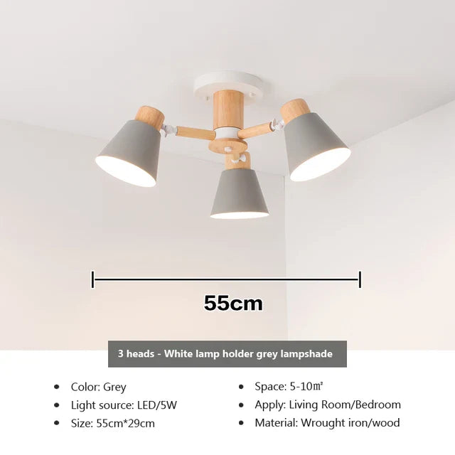 LuminaWood - lampa z litego drewna