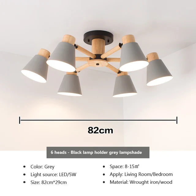 LuminaWood - lampa z litego drewna
