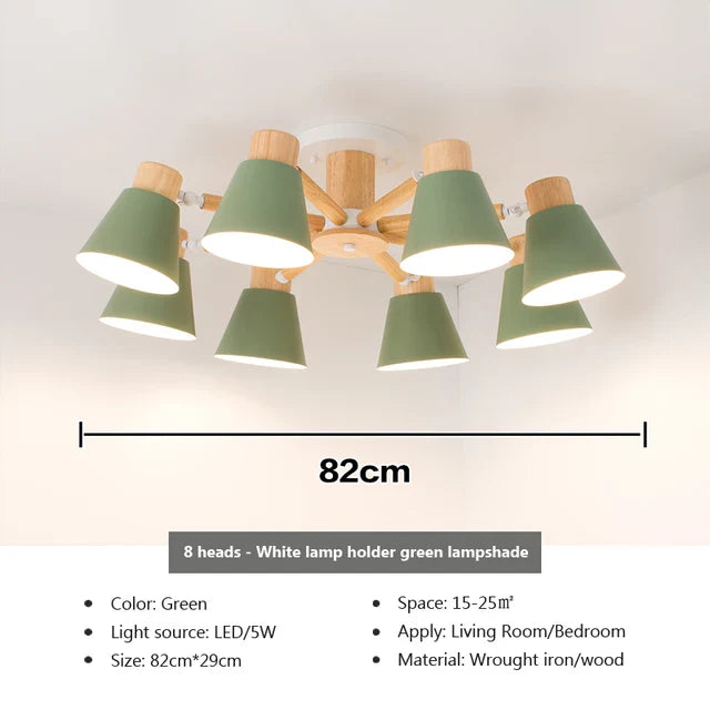 LuminaWood - lampa z litego drewna