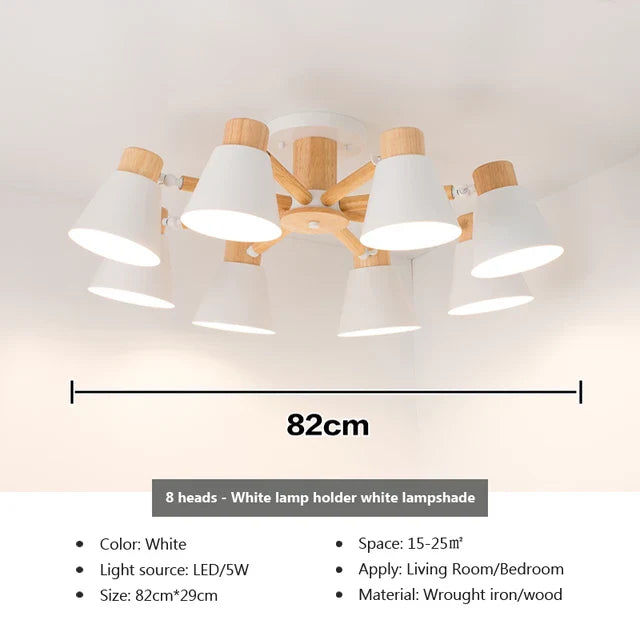 LuminaWood - lampa z litego drewna