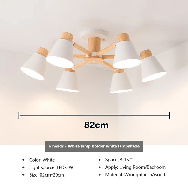 LuminaWood - lampa z litego drewna
