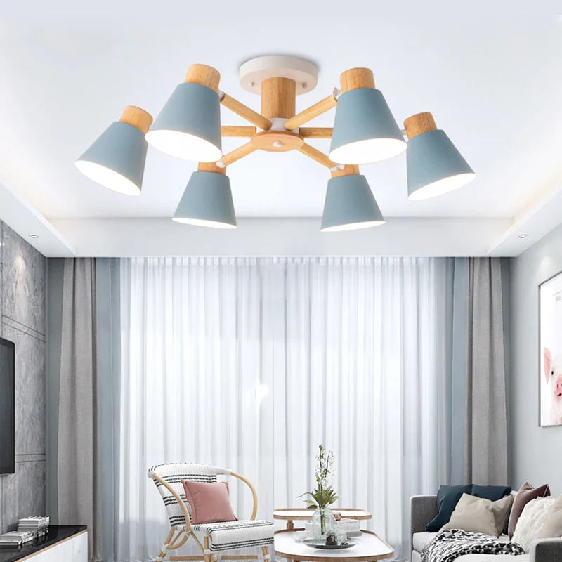 LuminaWood - lampa z litego drewna