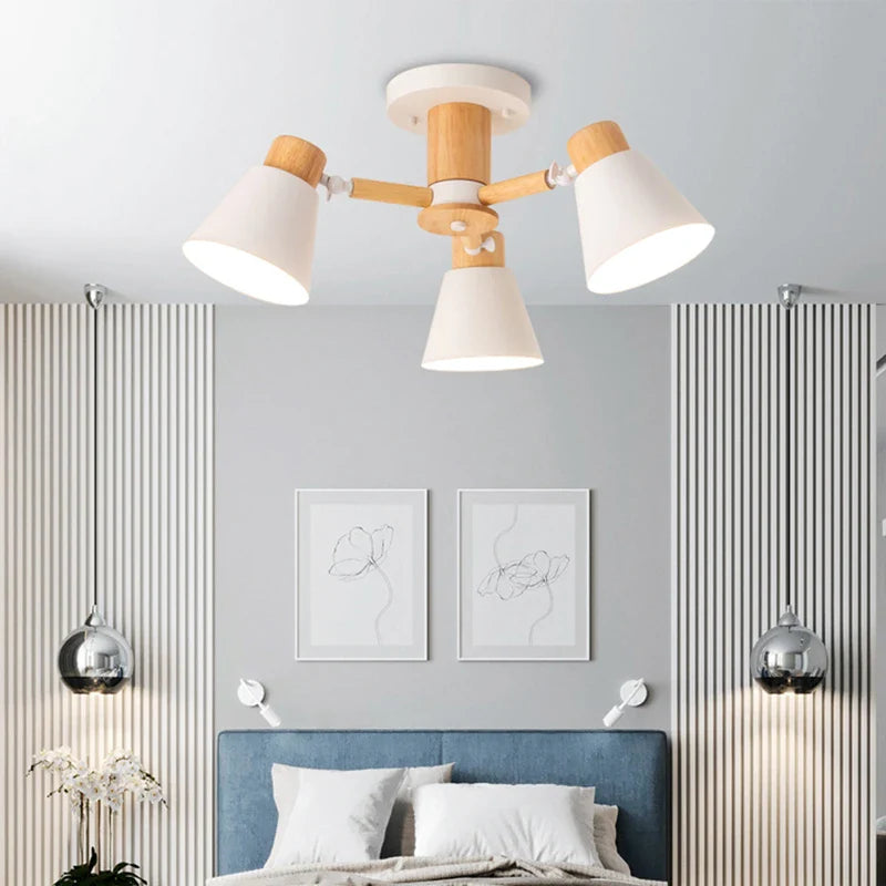 LuminaWood - lampa z litego drewna