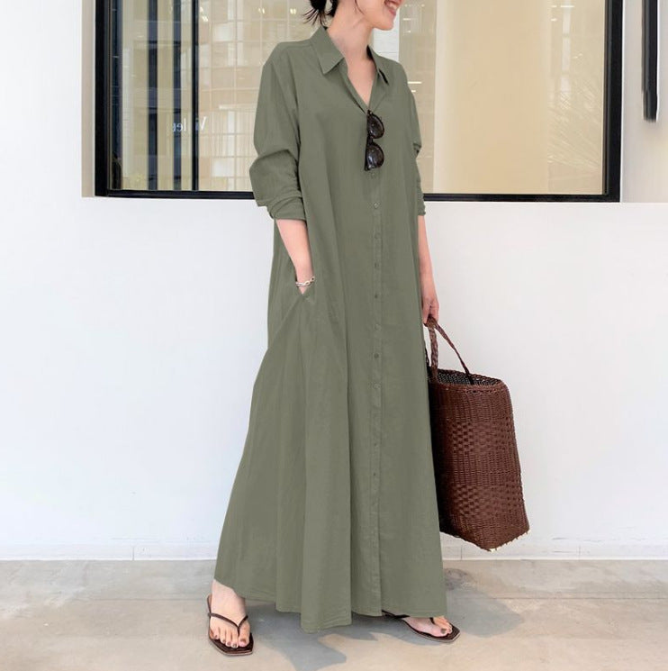 LB | Nowoczesna minimalistyczna sukienka maxi