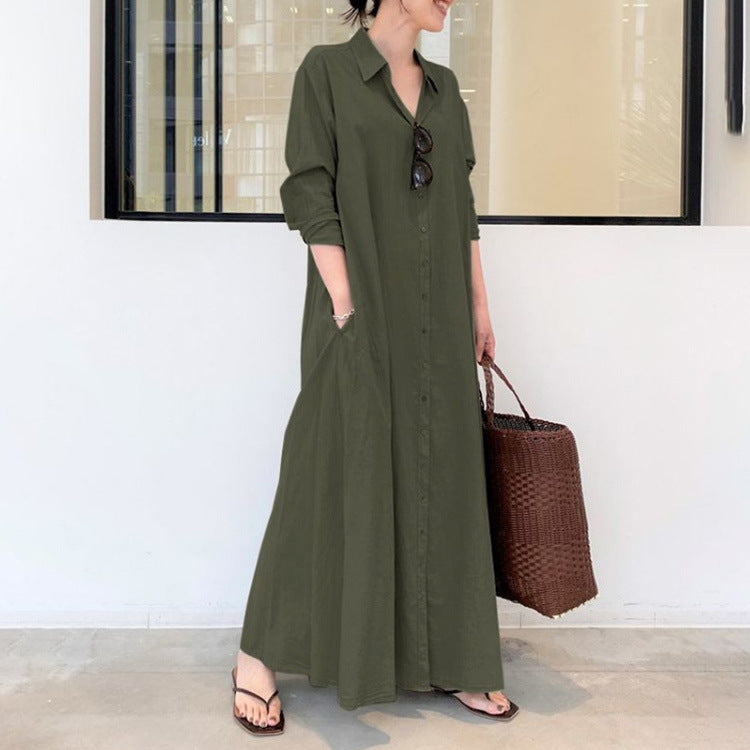 LB | Nowoczesna minimalistyczna sukienka maxi