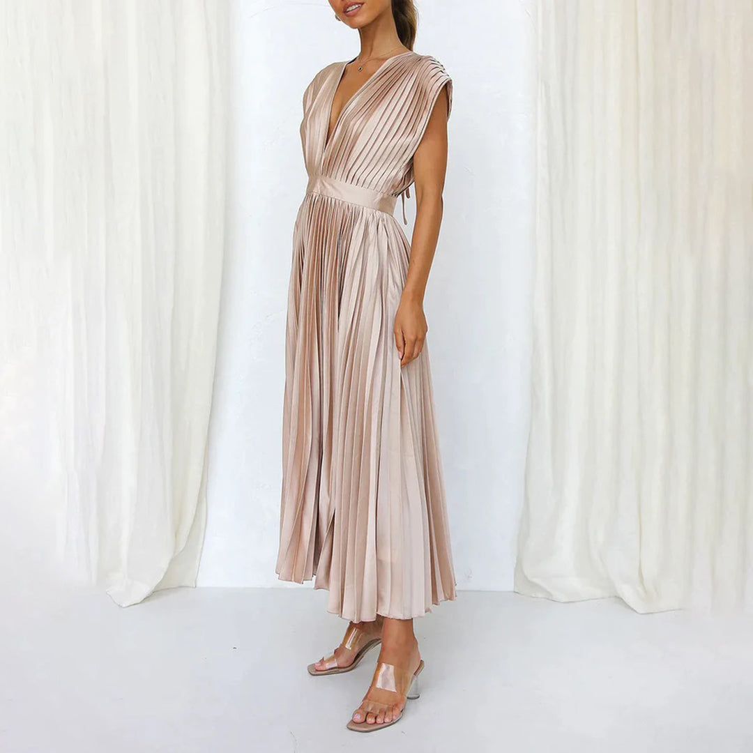 LB | Elegancka letnia sukienka maxi