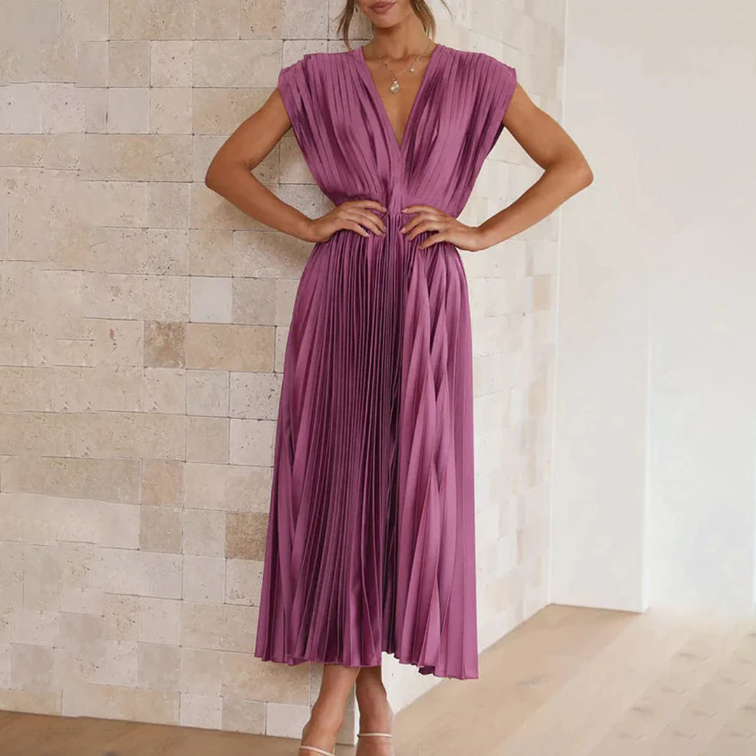 LB | Elegancka letnia sukienka maxi