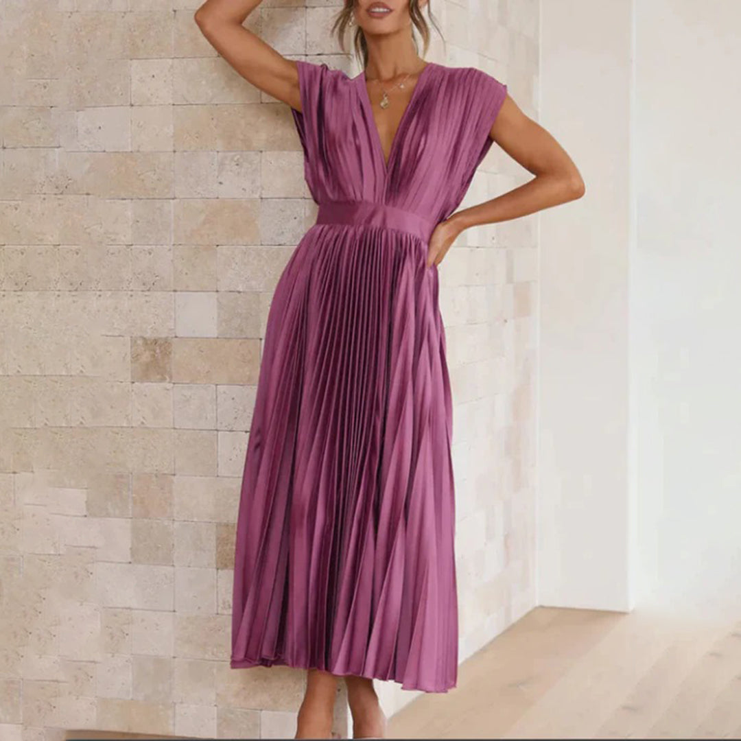 LB | Elegancka letnia sukienka maxi