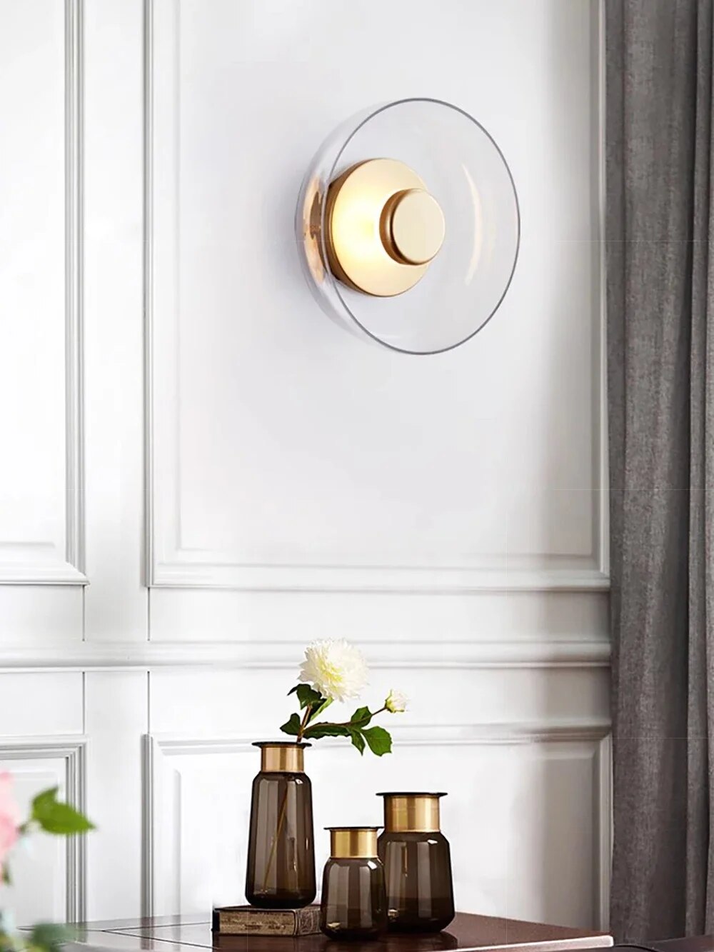 GlazenGlo - Nowoczesna lampa ścienna Led Glazen