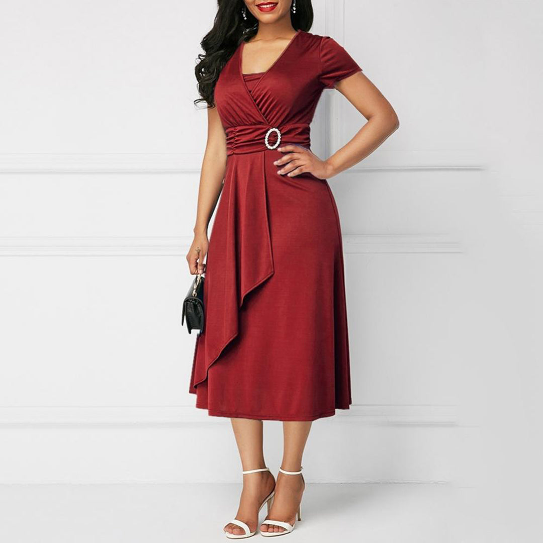 LB | Elegancka letnia sukienka midi