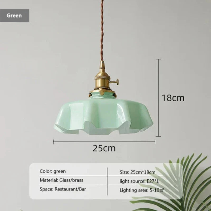 FrenchElegance - Mosiężna lampa wisząca