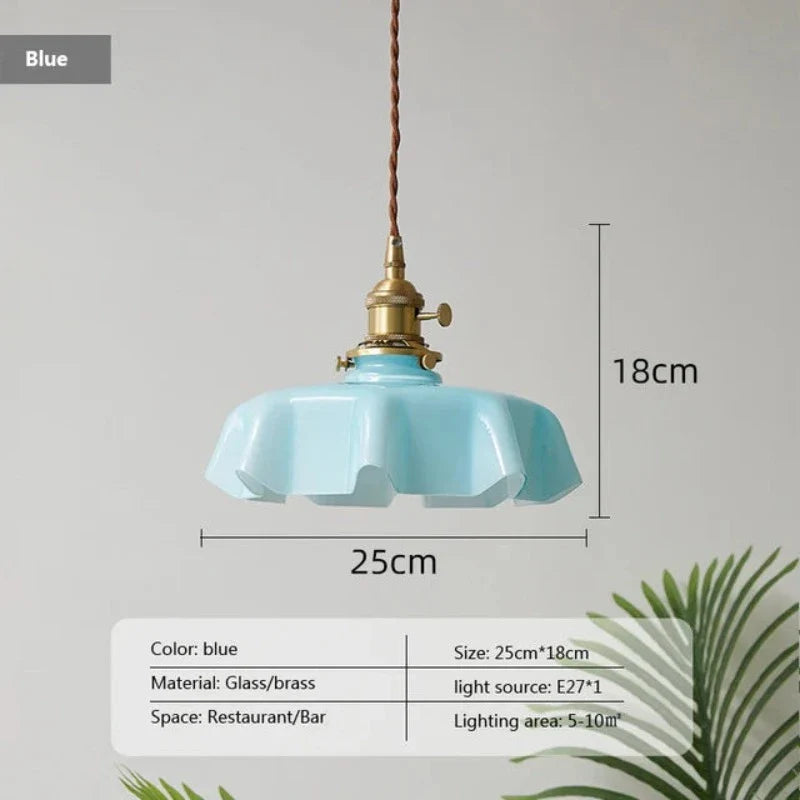 FrenchElegance - Mosiężna lampa wisząca