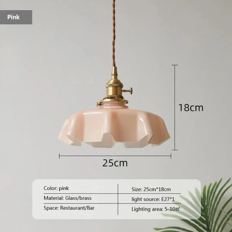FrenchElegance - Mosiężna lampa wisząca