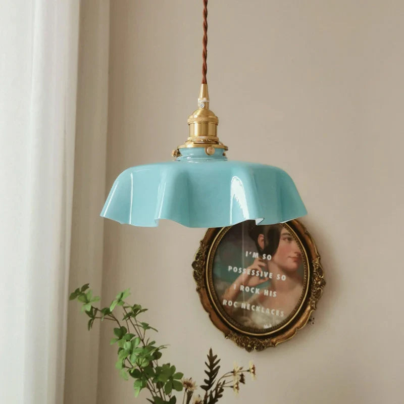 FrenchElegance - Mosiężna lampa wisząca