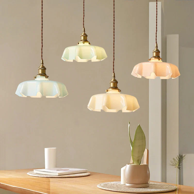 FrenchElegance - Mosiężna lampa wisząca