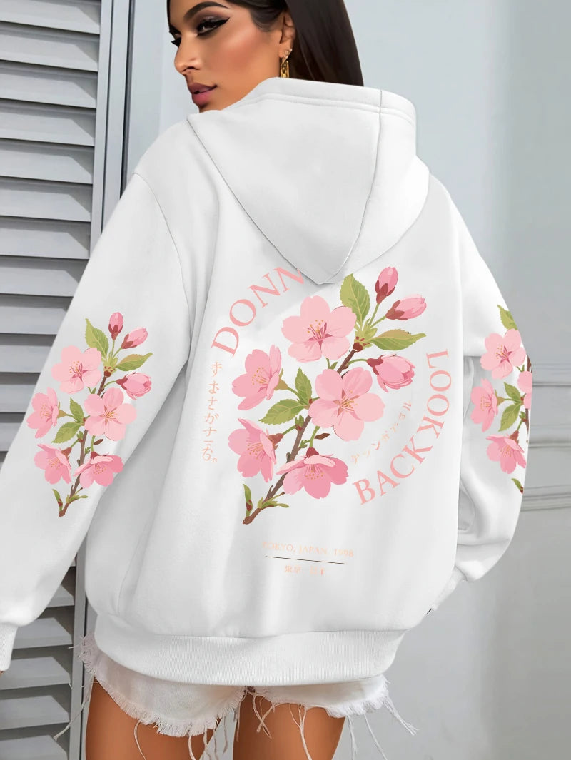 Stonowany i elegancki Bluza z kapturem