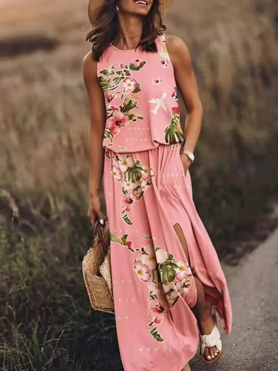 LB | Letnia sukienka maxi