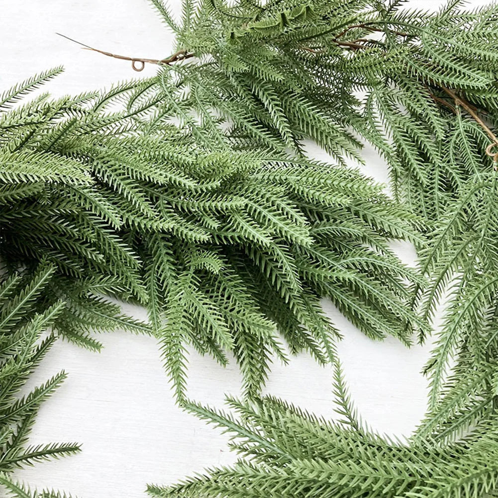 GreenChristmas | Realistyczna dekoracja girlandy jodłowej