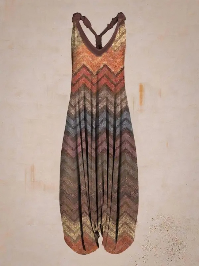 LB | Casualowy kombinezon damski w stylu bohemy