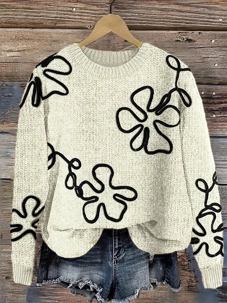 Stonowany i elegancki Sweter