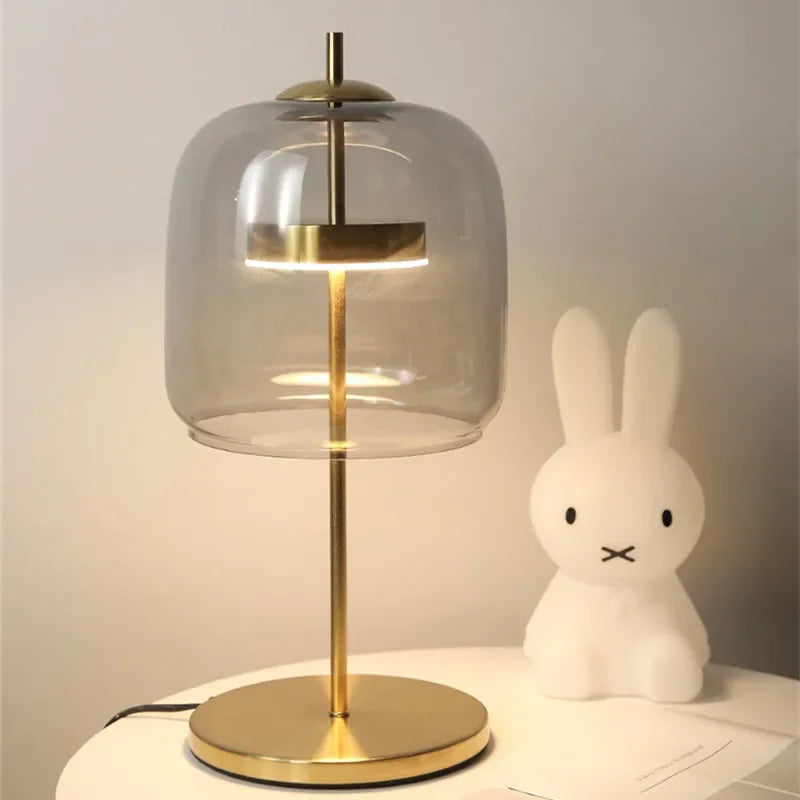 Postmodernistyczna | szklana lampa stołowa