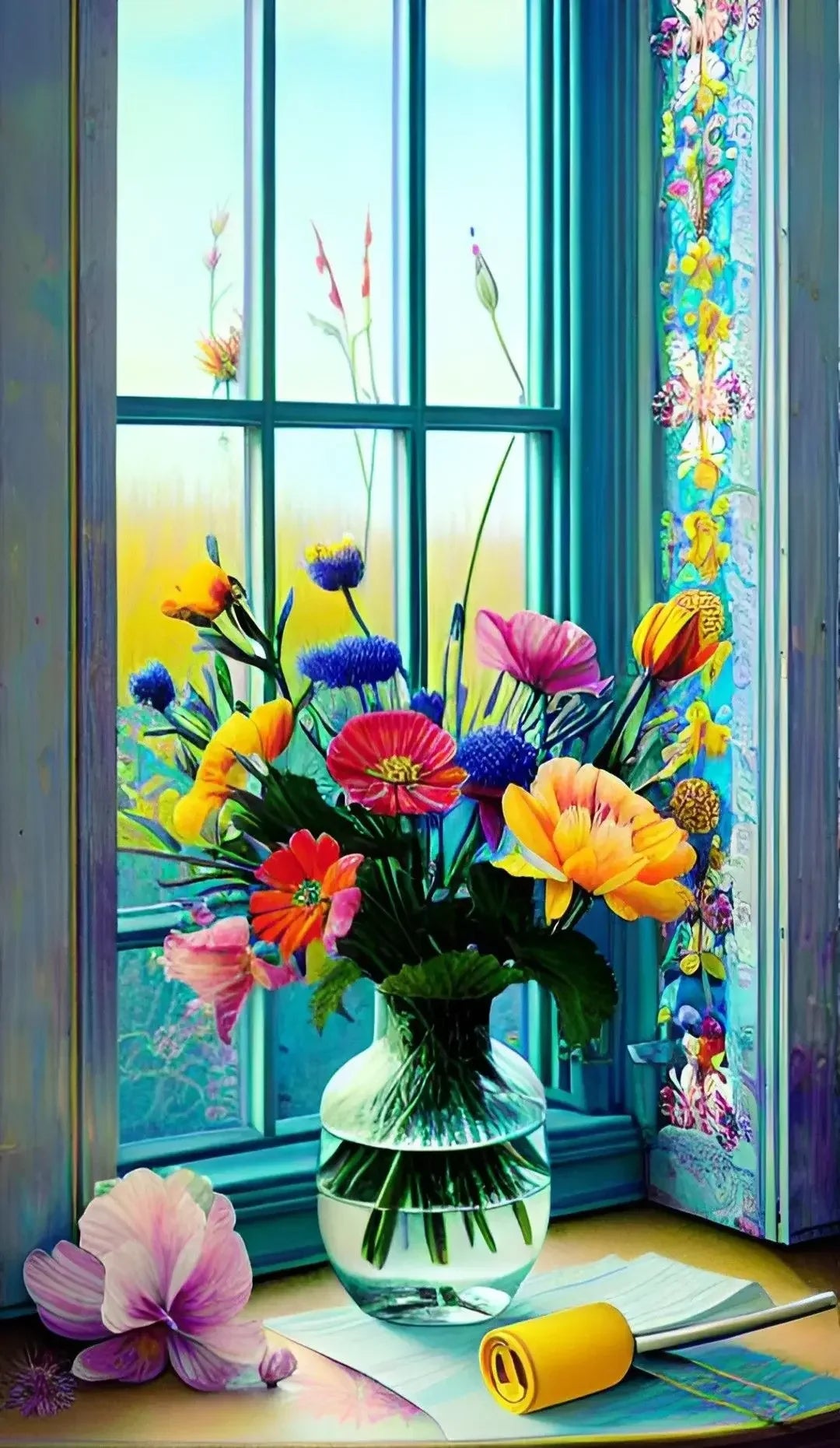 FloralFrame | Estetyczne obrazy przedstawiające kwiaty doniczkowe