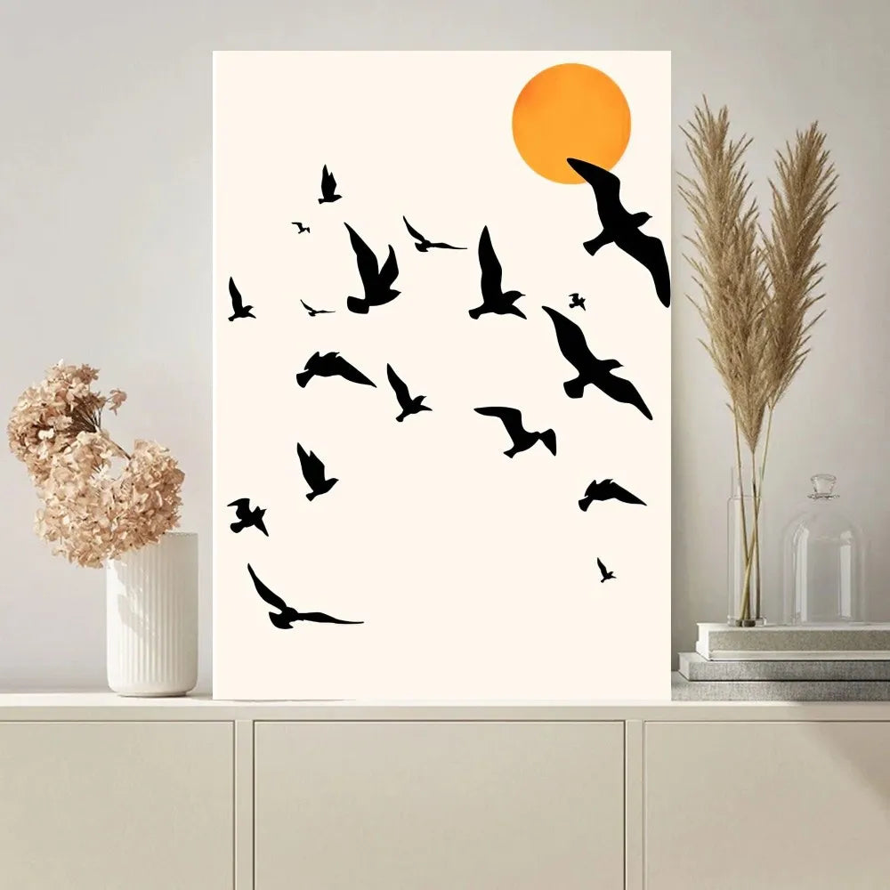 MoonLines | Minimalistyczna grafika na płótnie
