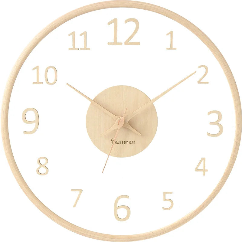 ClarityTime | Zegar ścienny z przezroczystego szkła