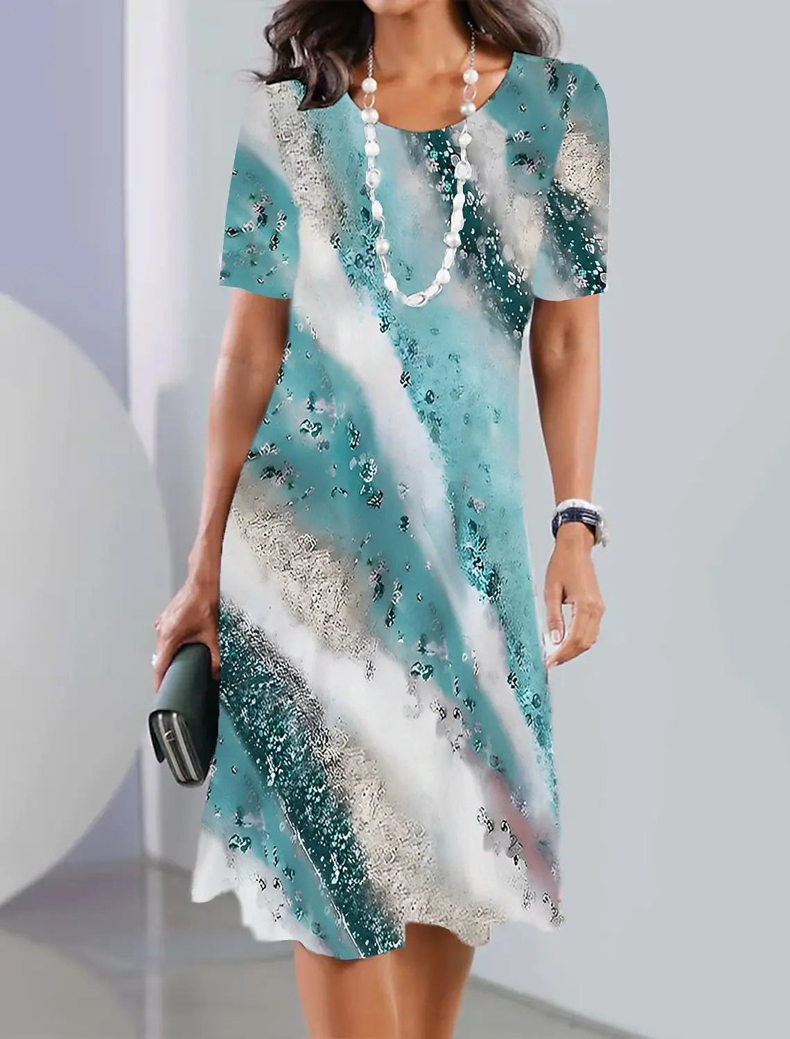 AS | Sukienki damskie z nadrukiem w stylu vintage