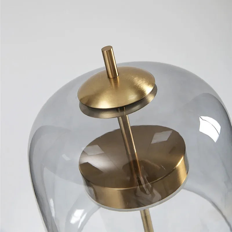 Postmodernistyczna | szklana lampa stołowa