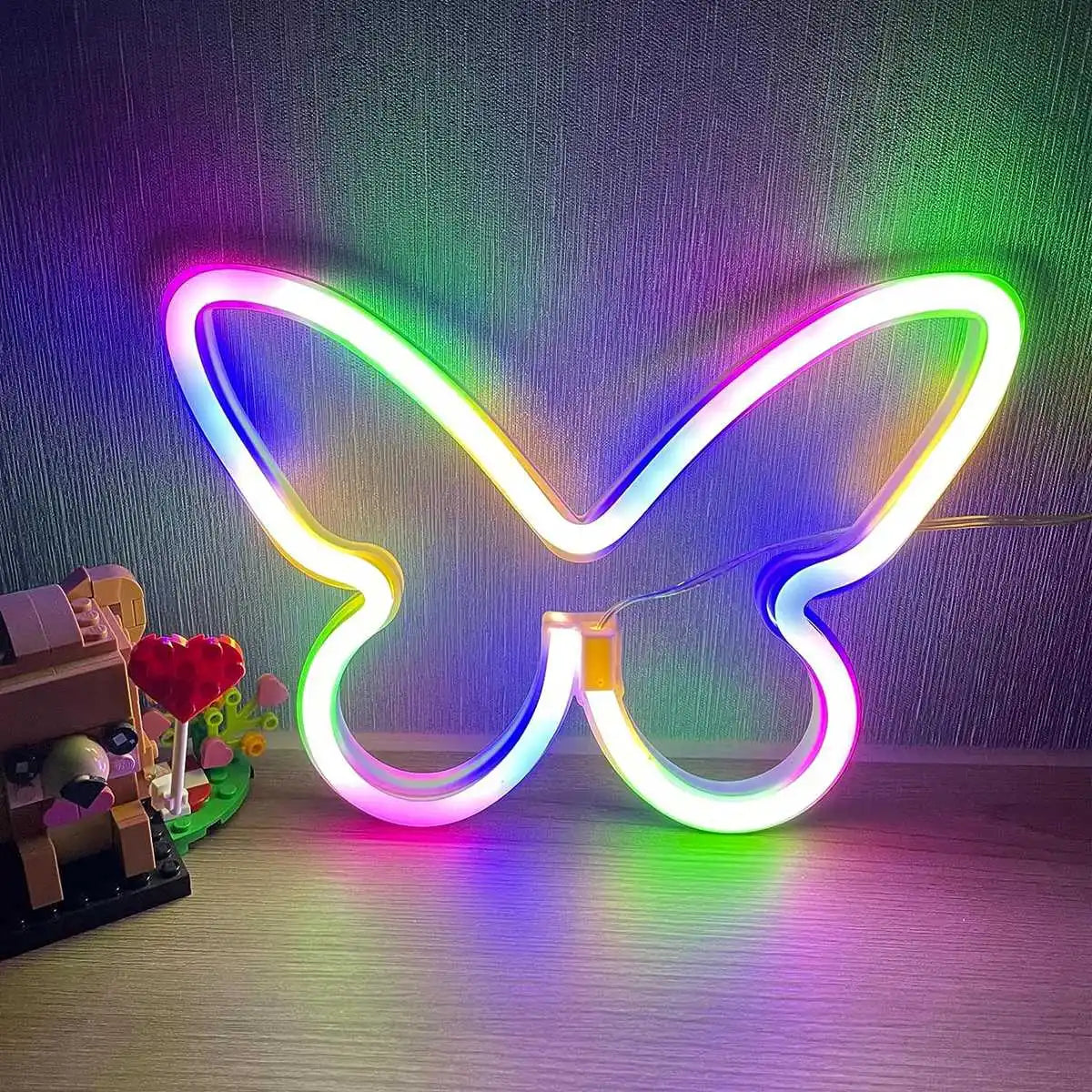 NeonWings | Neonowe światło motyla