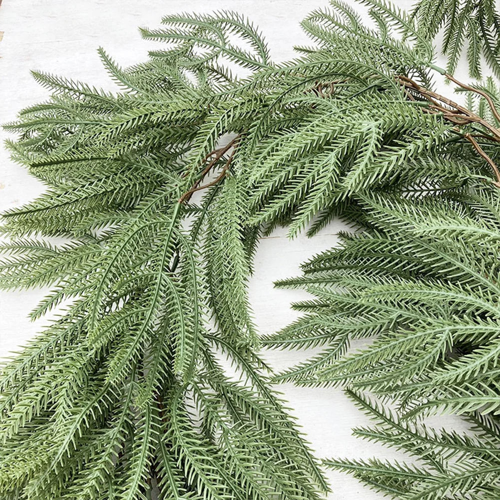 GreenChristmas | Realistyczna dekoracja girlandy jodłowej