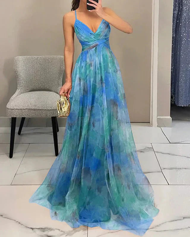 LB | Kwiatowa sukienka maxi dla niewymuszonej elegancji