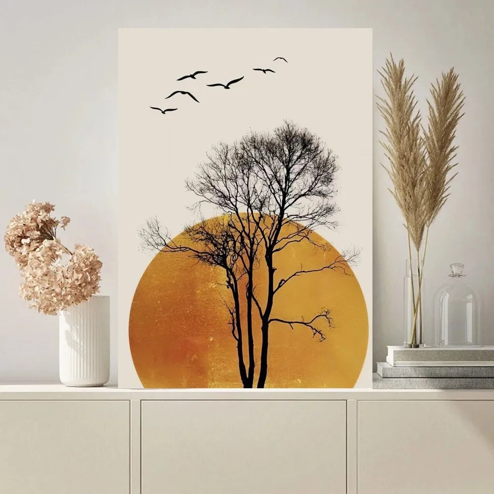 MoonLines | Minimalistyczna grafika na płótnie