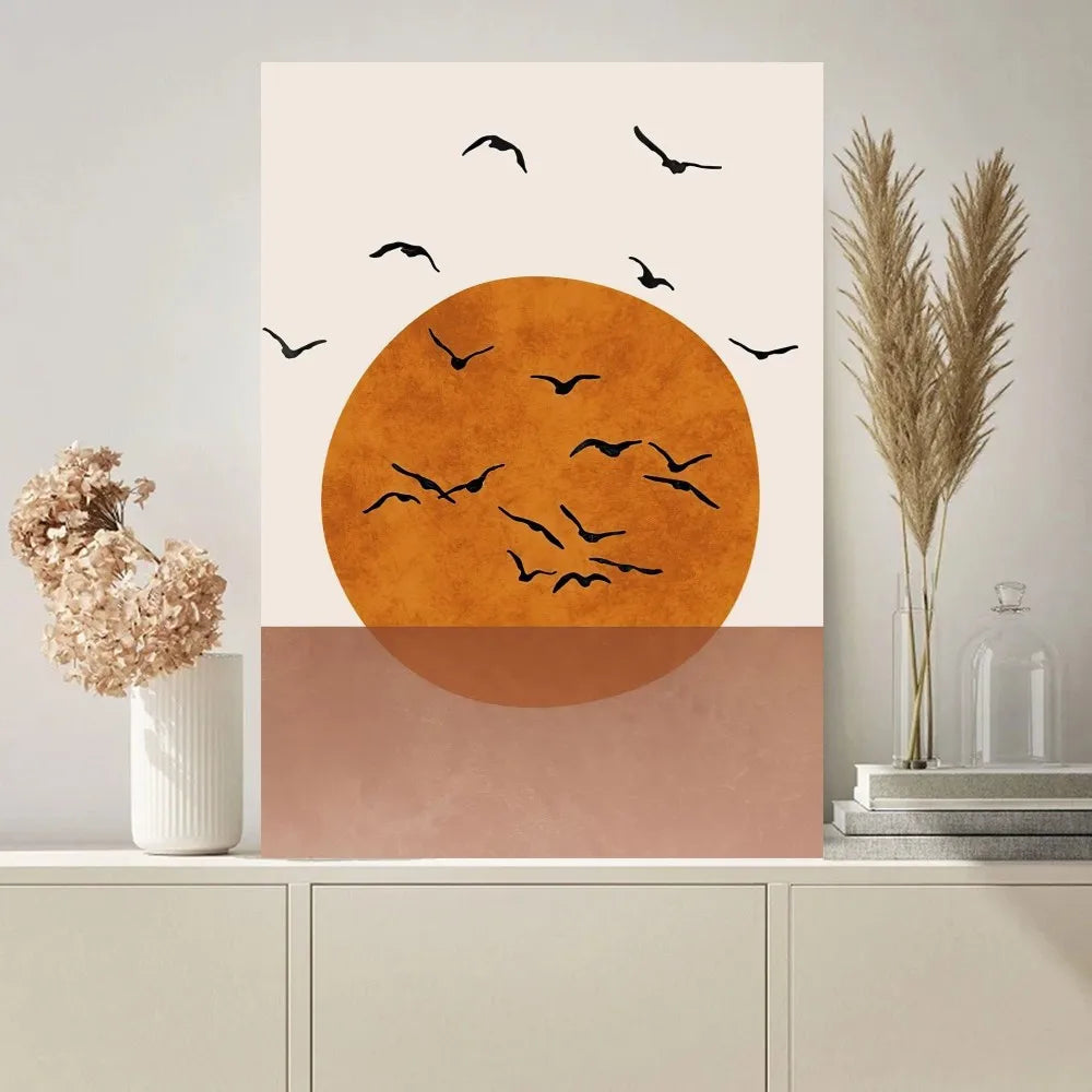 MoonLines | Minimalistyczna grafika na płótnie