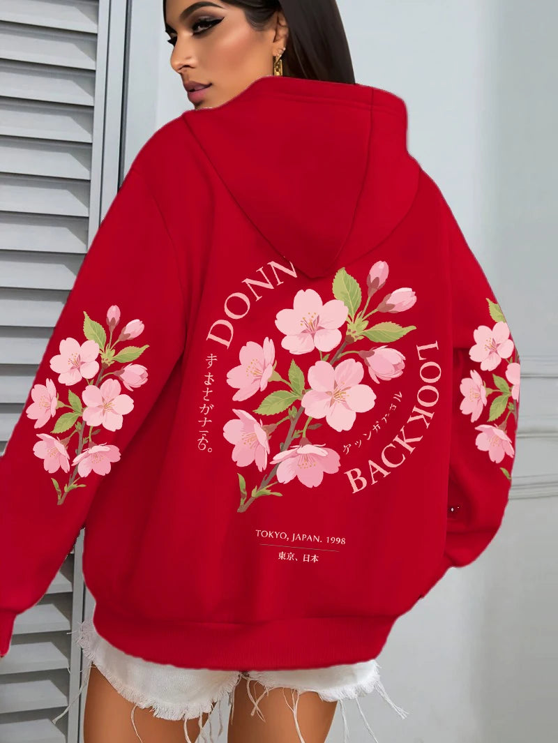 Stonowany i elegancki Bluza z kapturem