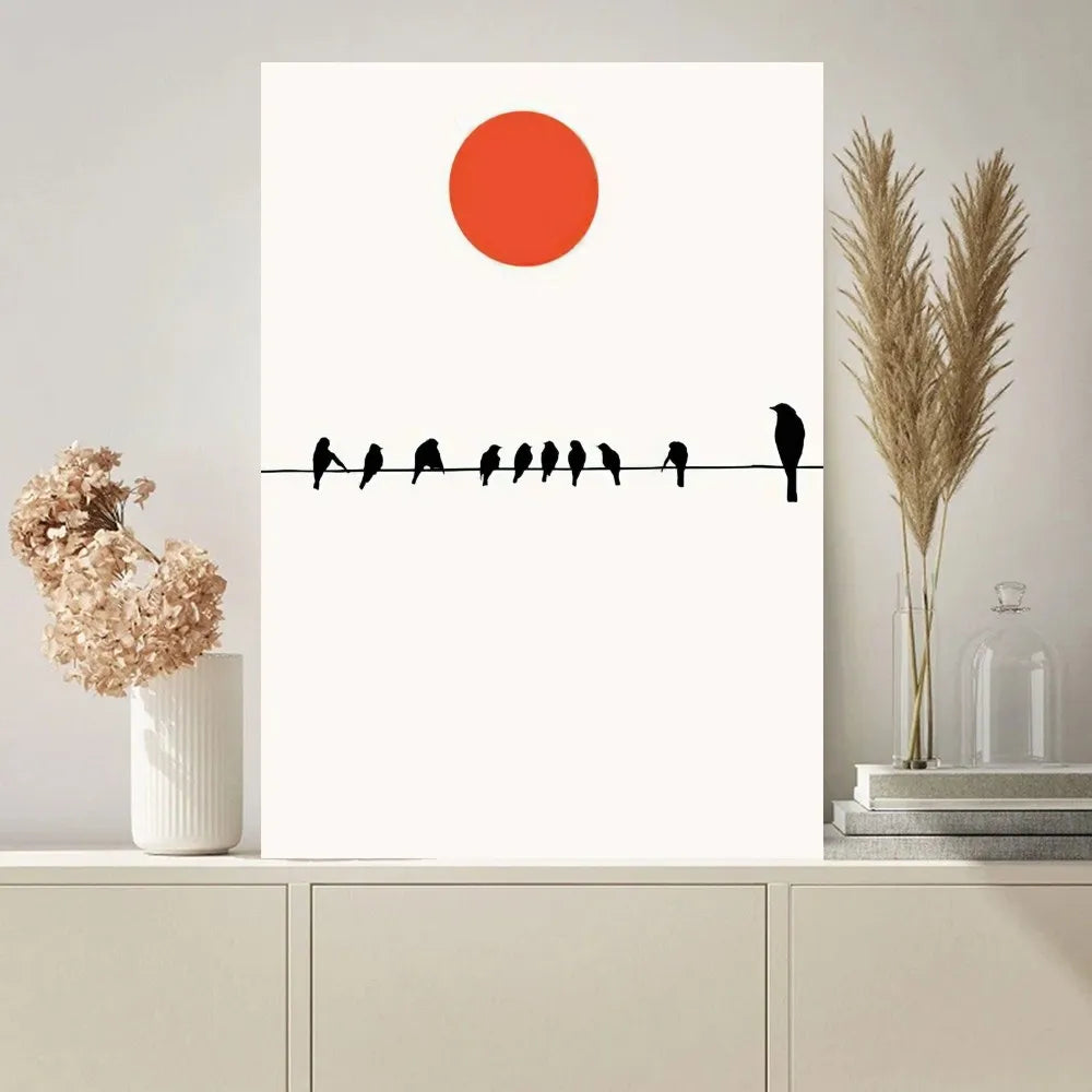 MoonLines | Minimalistyczna grafika na płótnie