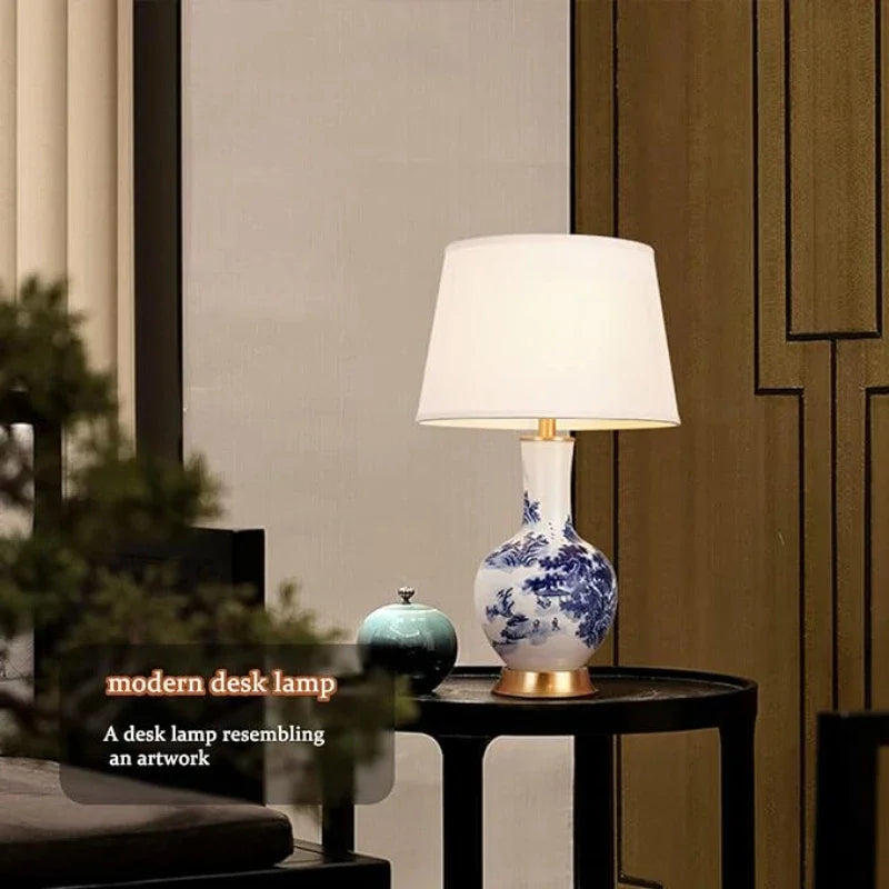 Lampa biurkowa TraditionalCharm | Chinoiserie