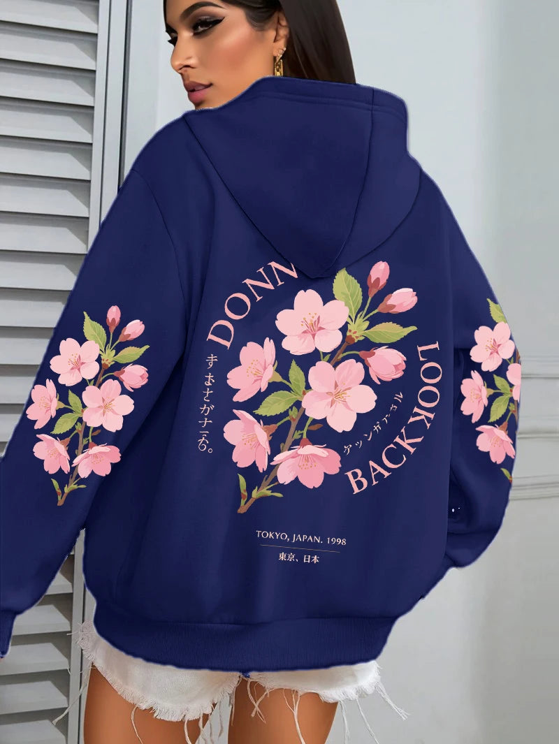 Stonowany i elegancki Bluza z kapturem