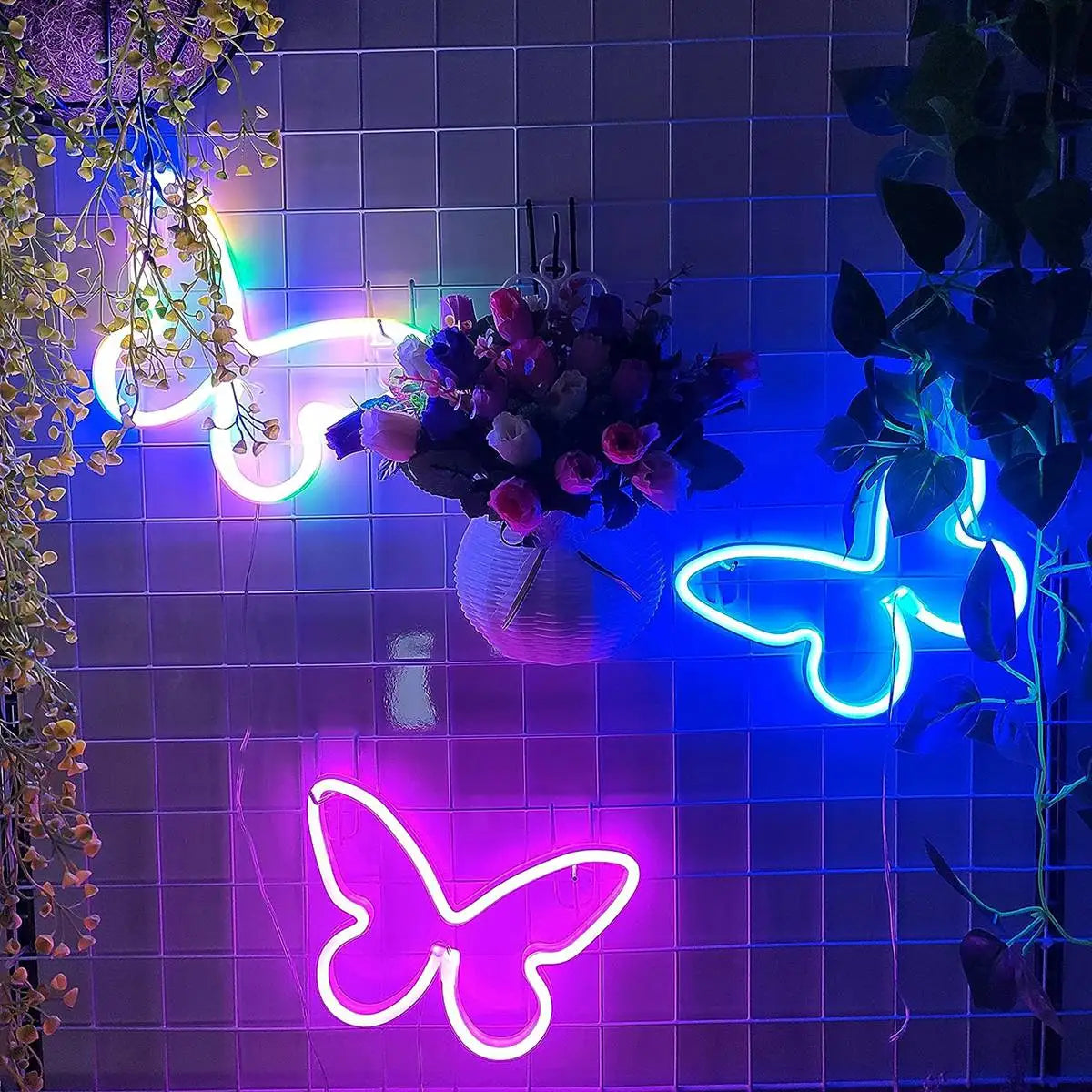 NeonWings | Neonowe światło motyla