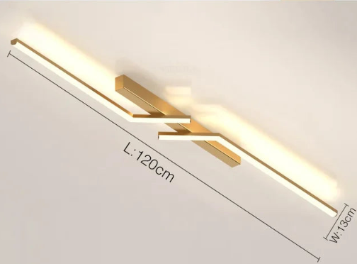 SleekGlow - lampa sufitowa z linią LED