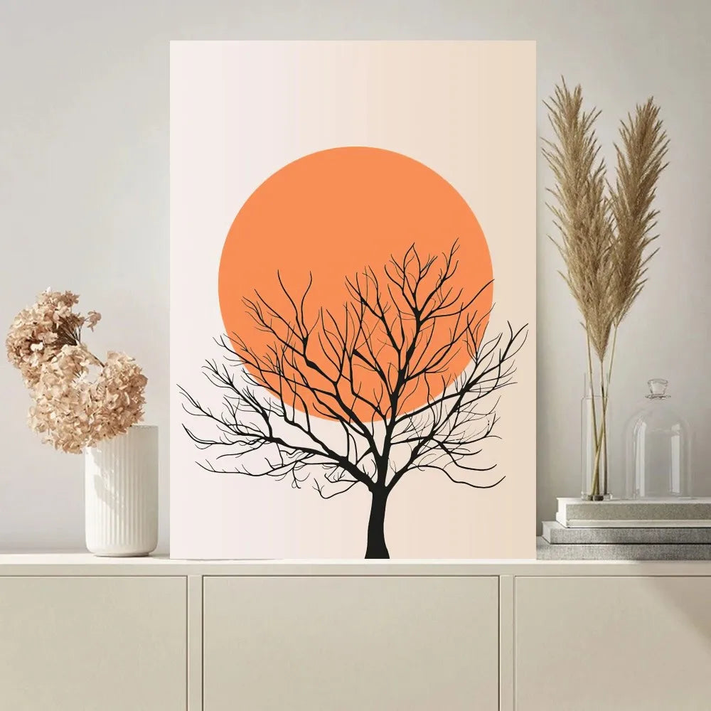 MoonLines | Minimalistyczna grafika na płótnie
