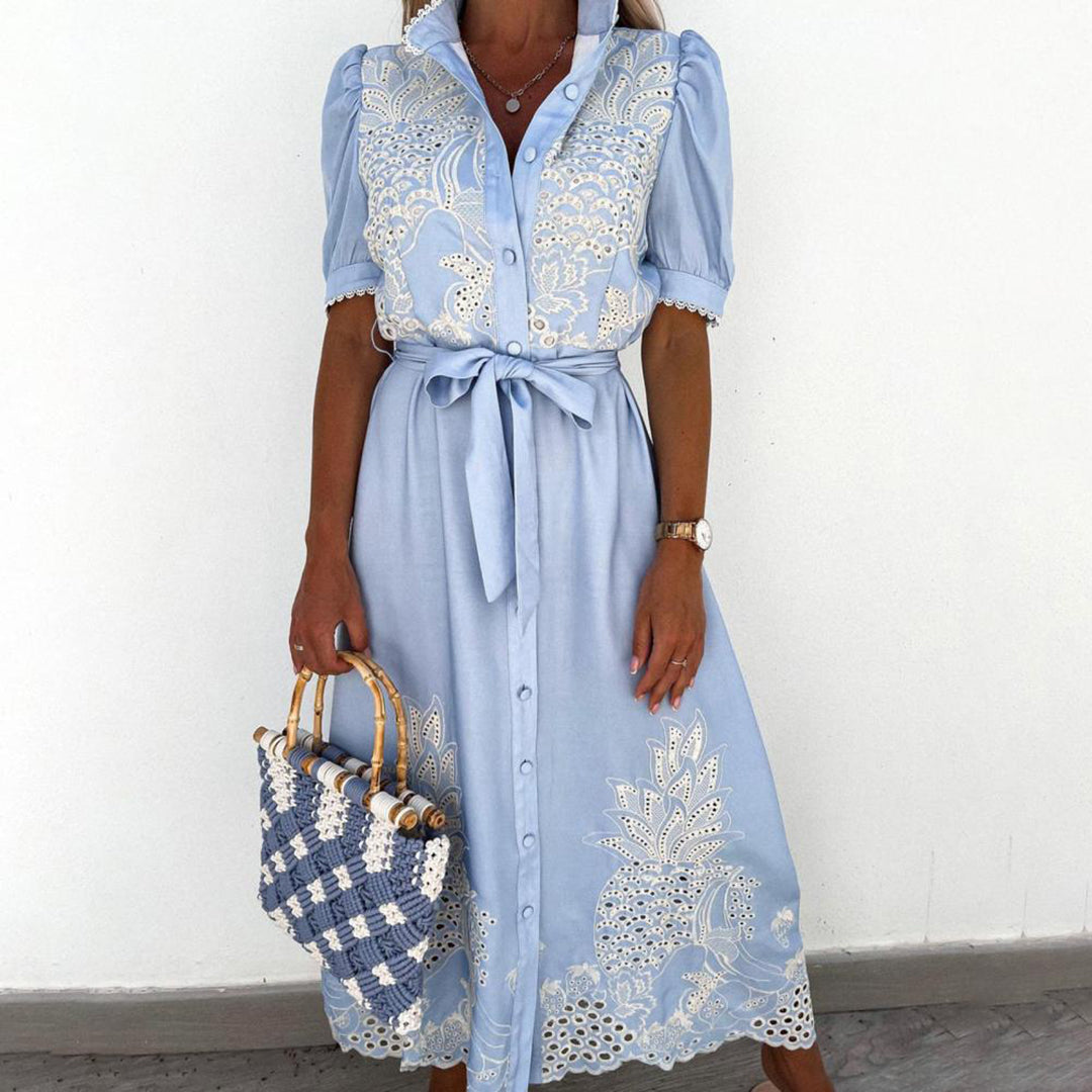 LB | Elegancka letnia sukienka maxi
