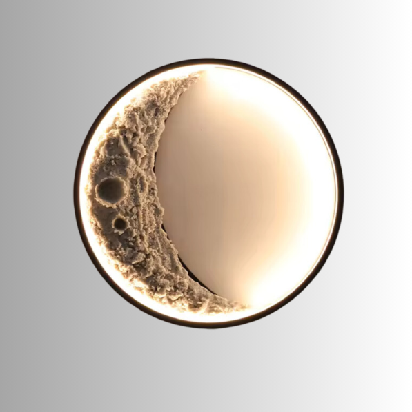 LunarGlow | Lampa ścienna zapewniająca niebiańską elegancję
