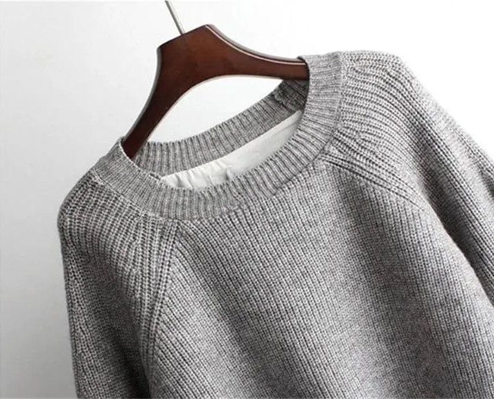 AS | Dzianinowy sweter dwuczęściowy z długim rękawem