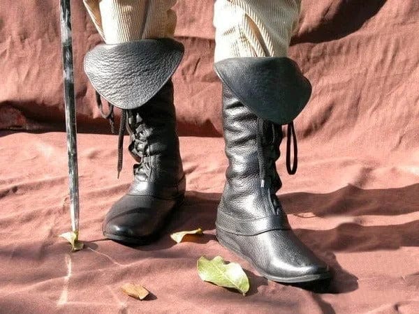 AS | Sznurowane buty z kokardkami w gotyckim stylu steampunk