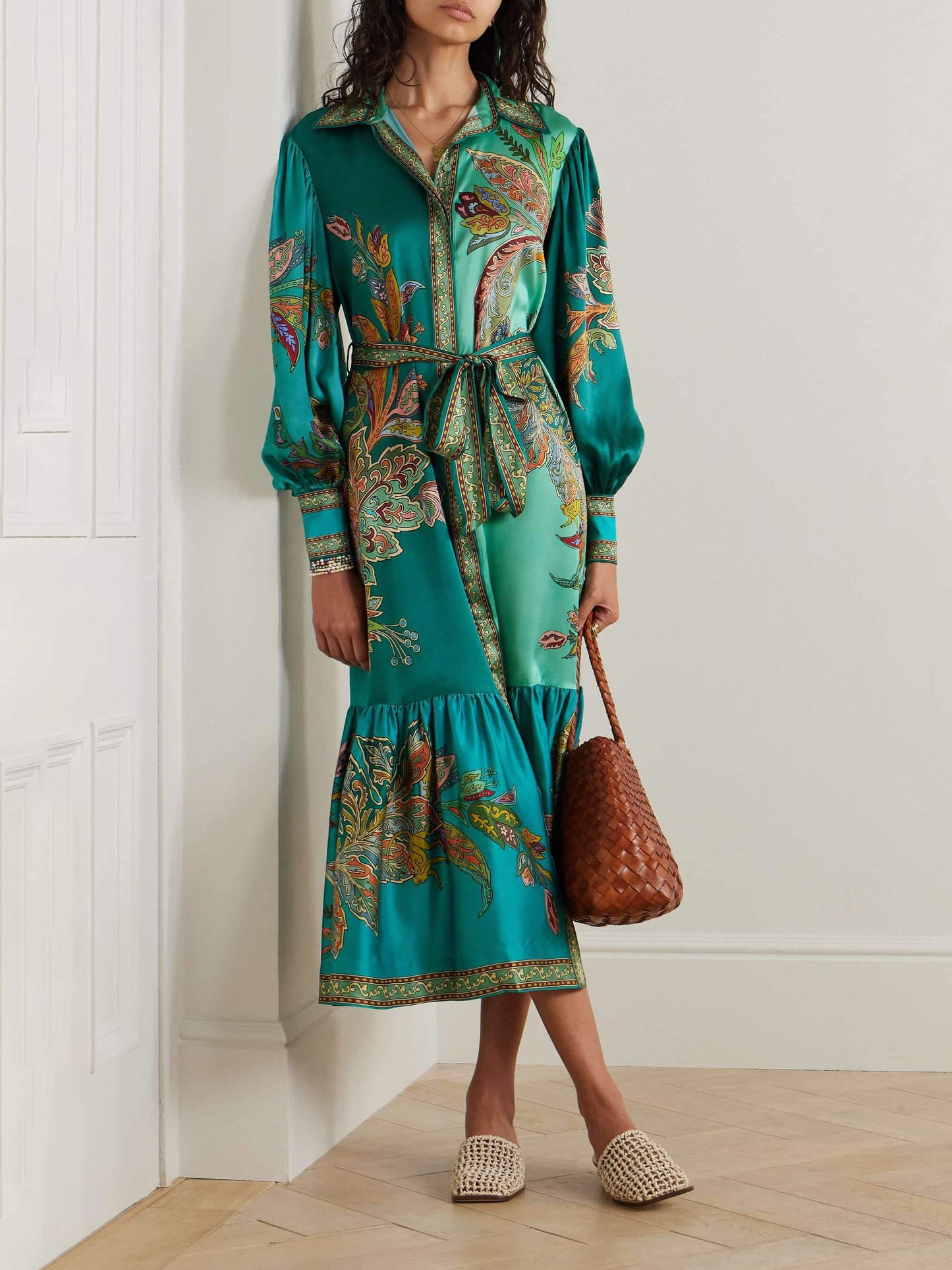 LB | Sukienka midi Enchanted Oasis