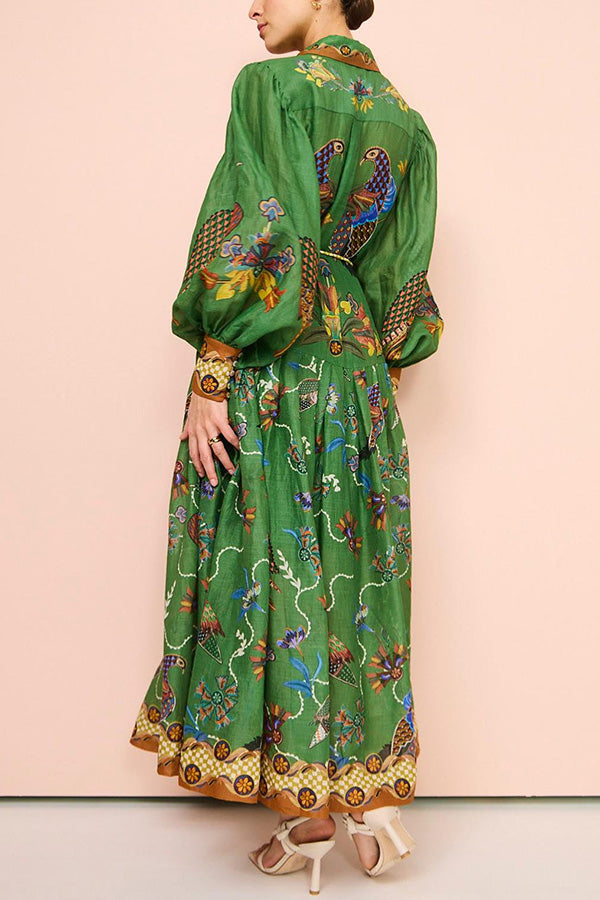 LB | Sukienka midi Majestic Garden