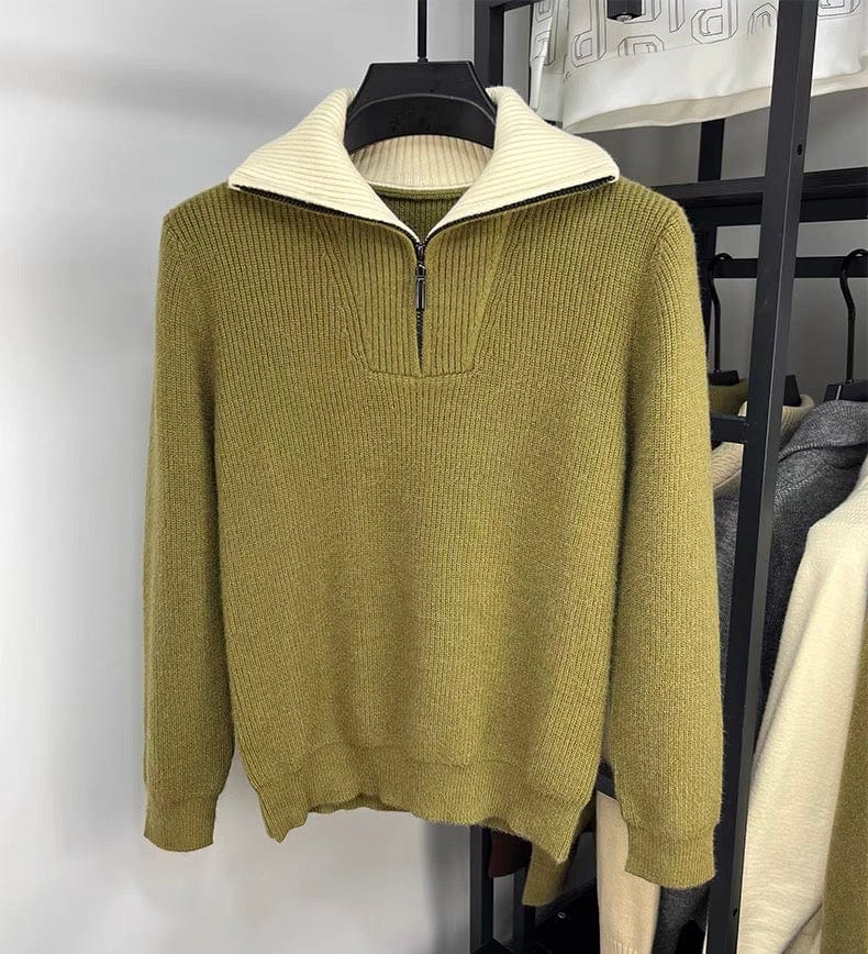 AS | Sweter z półzamkiem błyskawicznym